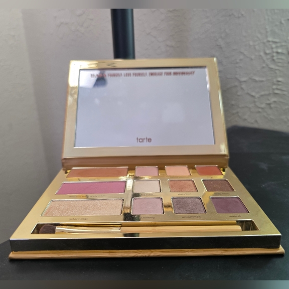 tarte Graveyard Girl Swamp Queen Eyeshadow Palette - Woodgrain Gold Lettering - Picture 3 of 4